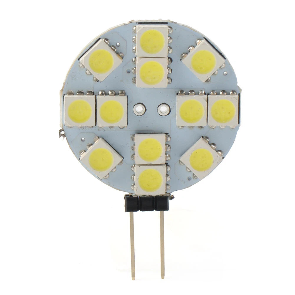 G4 Socket LED Light Bulb 5050 12 SMD for Indoor Car RV Landscape Trailer