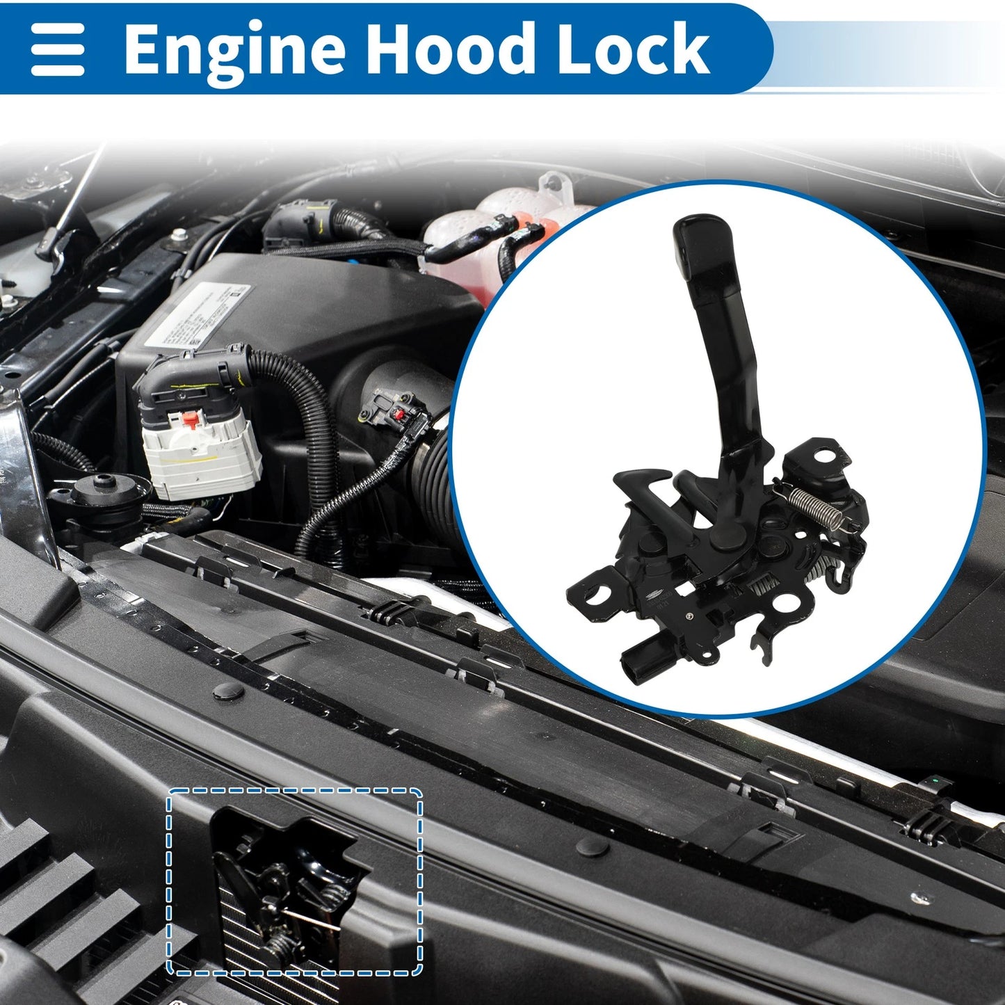 Bonnet Latch Assembly for Toyota Corolla (2007-2014) 1 x Unit