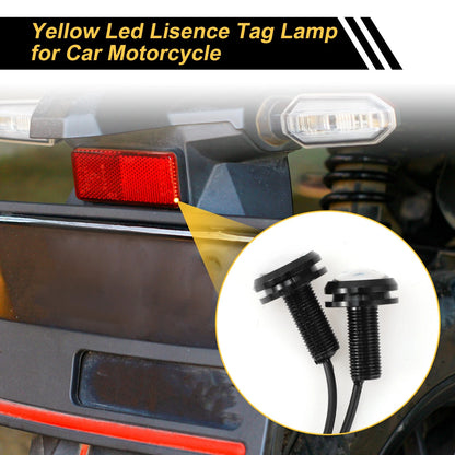 License Plate Light / 2 x / 12V LED Tag Lamp for Car Motorcycle