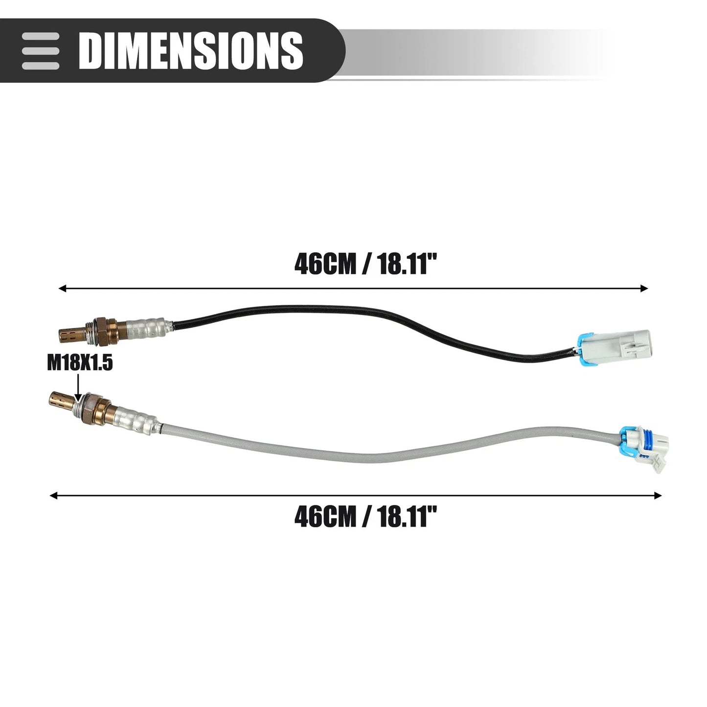 4 x Oxygen Sensors for Cadillac Escalade (2008-2014)