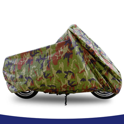 1 x Motorcycle Cover Camouflage Outdoor Waterproof UV Protector Universal