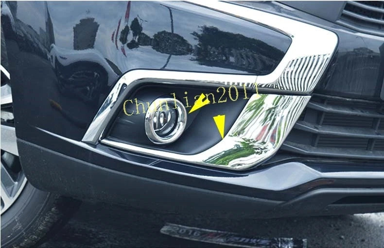 Front Fog Light Eyebrow Stripe Trim for Mitsubishi Outlander Sport (2016-2019)