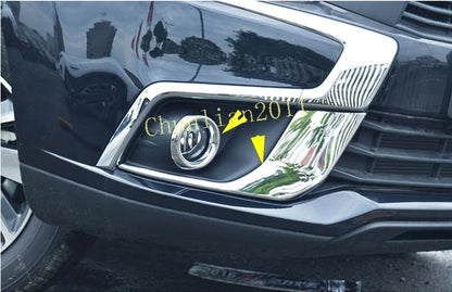 Front Fog Light Eyebrow Stripe Trim for Mitsubishi Outlander Sport (2016-2019)