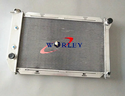 3 Row Aluminum Radiator & Fans for 71-73 Ford Mustang, Cougar, Torino (1971-1973)
