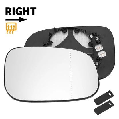 Heated Right Side Mirror Glass for Volvo C30 C70 S40 S60 V50 V70 (2001-2016)