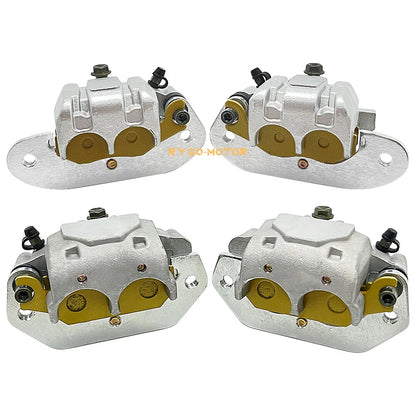 Front & Rear Brake Caliper W/Pads for Yamaha Wolverine X2 X4 (2016–2022)