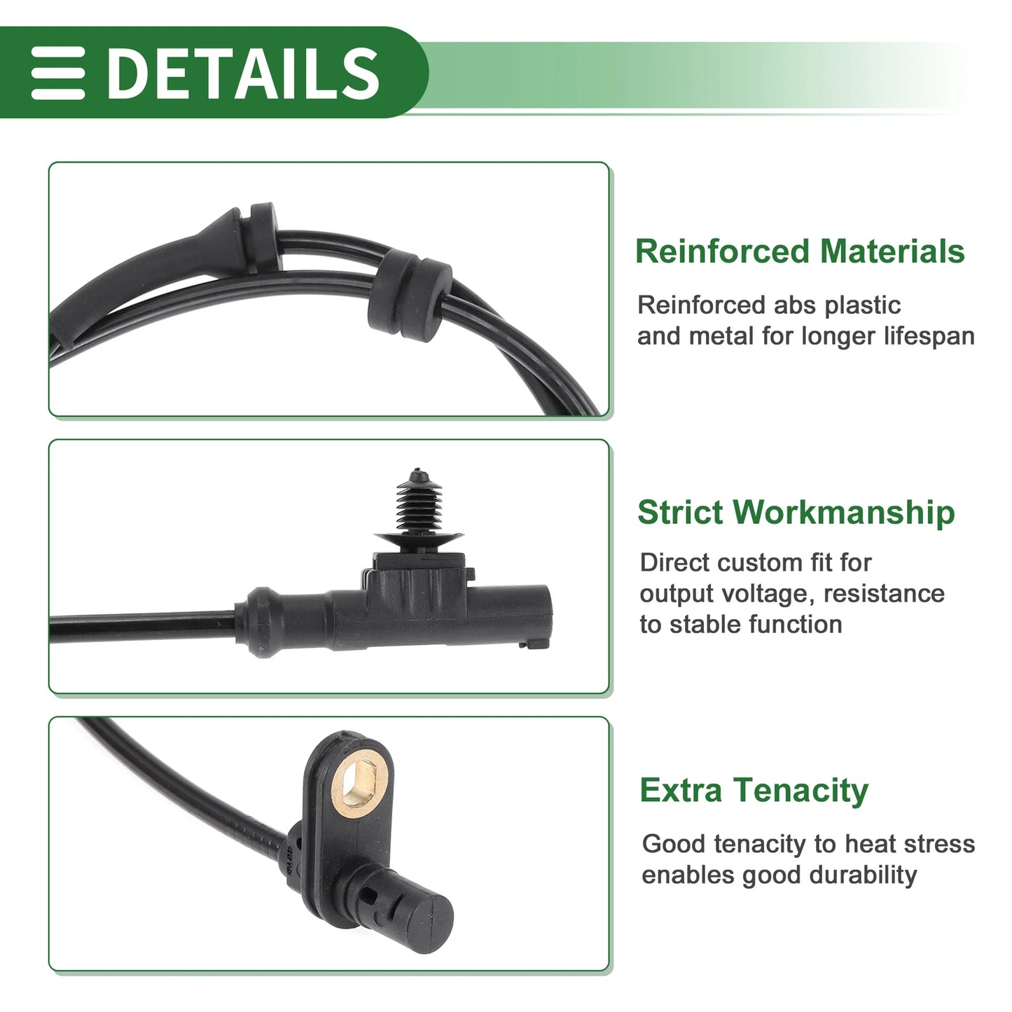 ABS Wheel Speed Sensor for Nissan Versa 1.6L Rear Right (2007-2012)