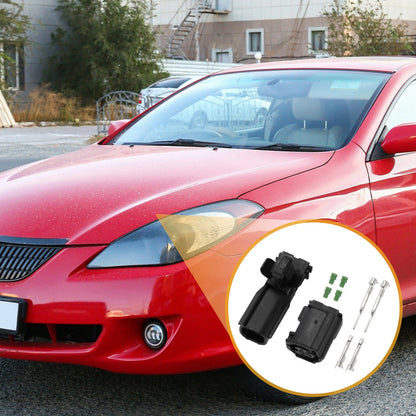 2 x Pin ABS Wheel Sensor Connector Plug Plastic for Toyota