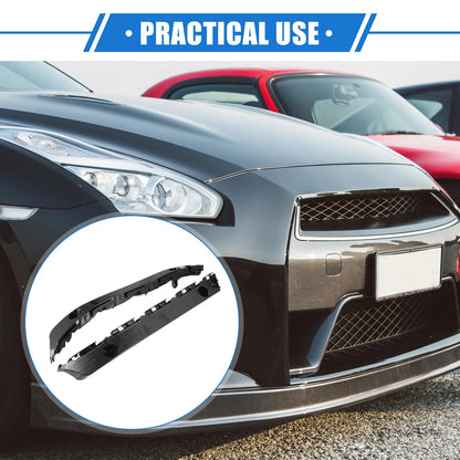 Pair Front Left Right Bumper Brackets Support Cover for Toyota Sienna Black