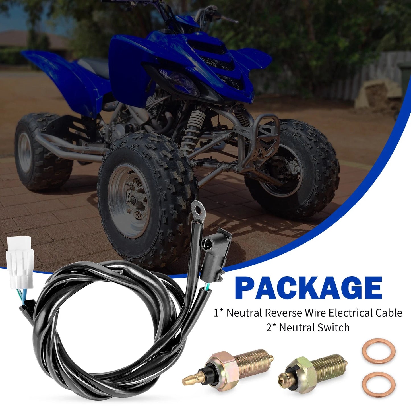 Neutral Reverse Wire Cable/Switches for Yamaha Raptor 660R YFM660R 2001-2005