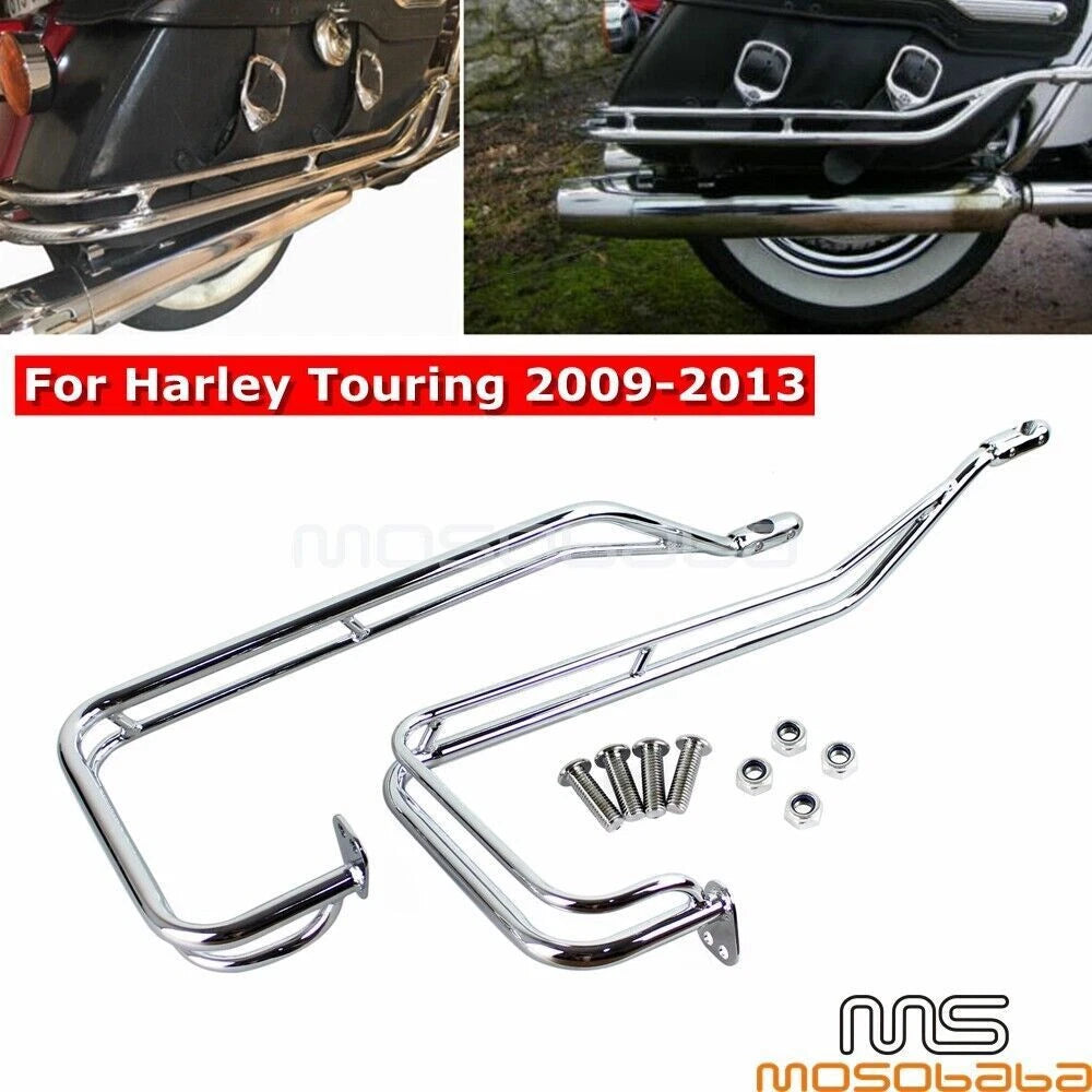 Saddlebag Guard Rails for Harley Touring Road King FLHR Street Glide (2009-2013)