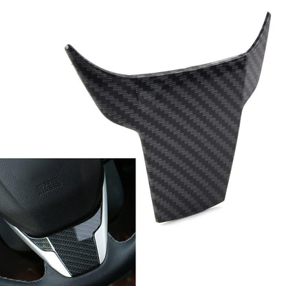 Carbon Fiber Steering Wheel Cover Trim for Honda Civic 10th Gen (2016-2017)