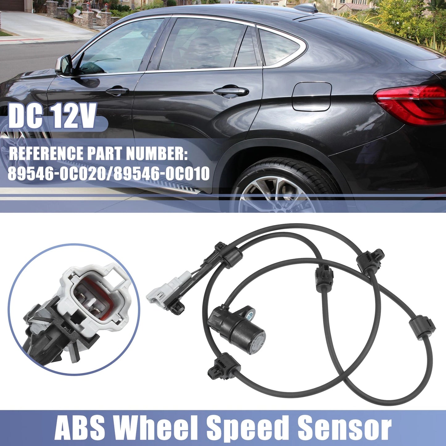 Rear Left ABS Wheel Speed Sensor for Toyota Sequoia (2001–2007)
