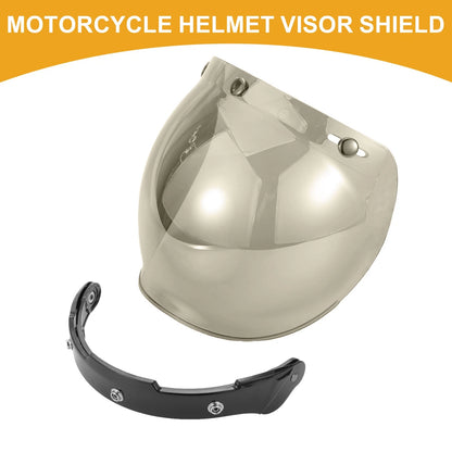 1 x Universal Motorcycle Helmet Visor Shield Anti-UV Light Green