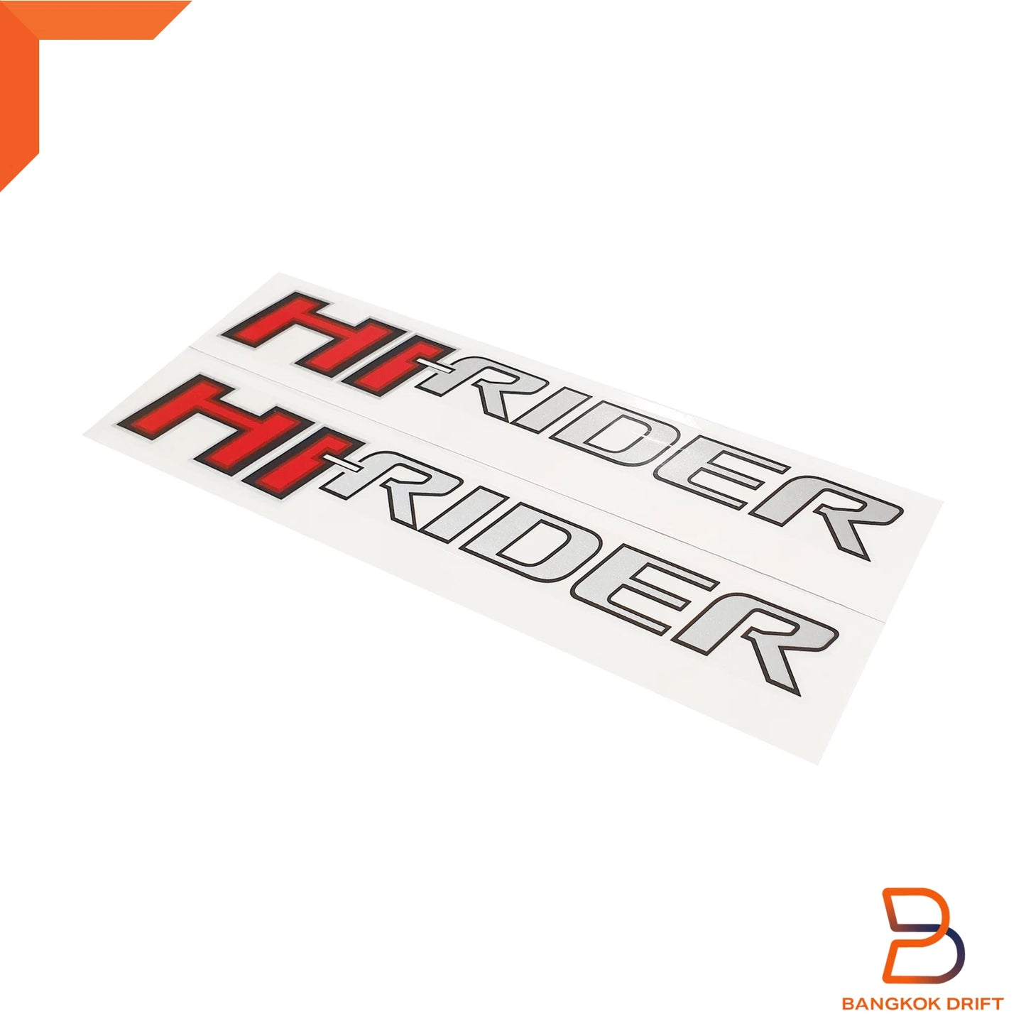 Red Silver HI-RIDER Side Decal Stickers for Ford Ranger PX MK1 T6 (11-15)