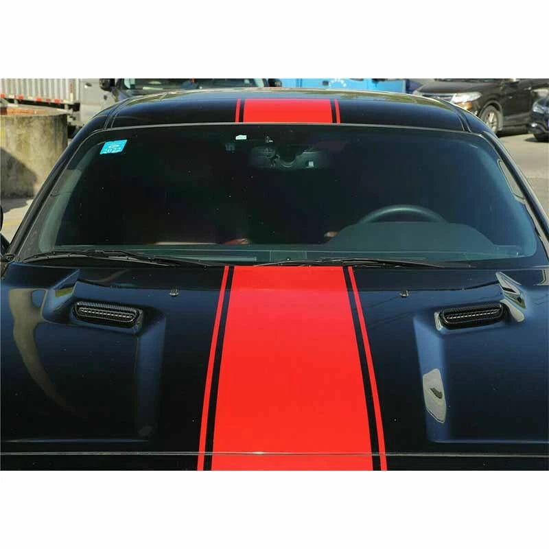 ABS Carbon Fiber Hood Scoop Air Vent Cover for Dodge Challenger (2009-2014)