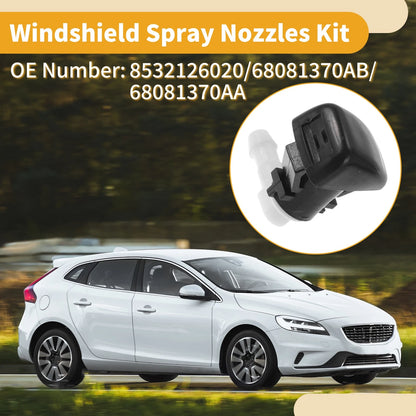 Windshield Washer Nozzle Kit for Dodge Dart 2012-2016 (2 x Gaskets)