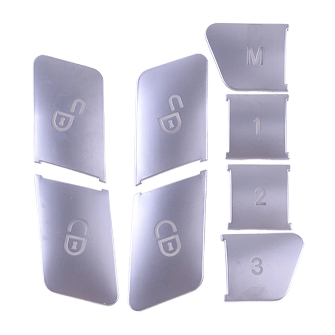 Door Lock Memory Switch Button Cover Trims for Benz GLE GL GLS ML (2016-2023)