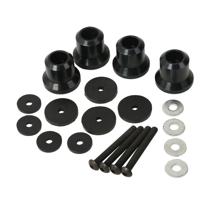 Black 5/8" Luggage Trunk Rack Risers for Honda Goldwing GL 1800 (2001-2017)