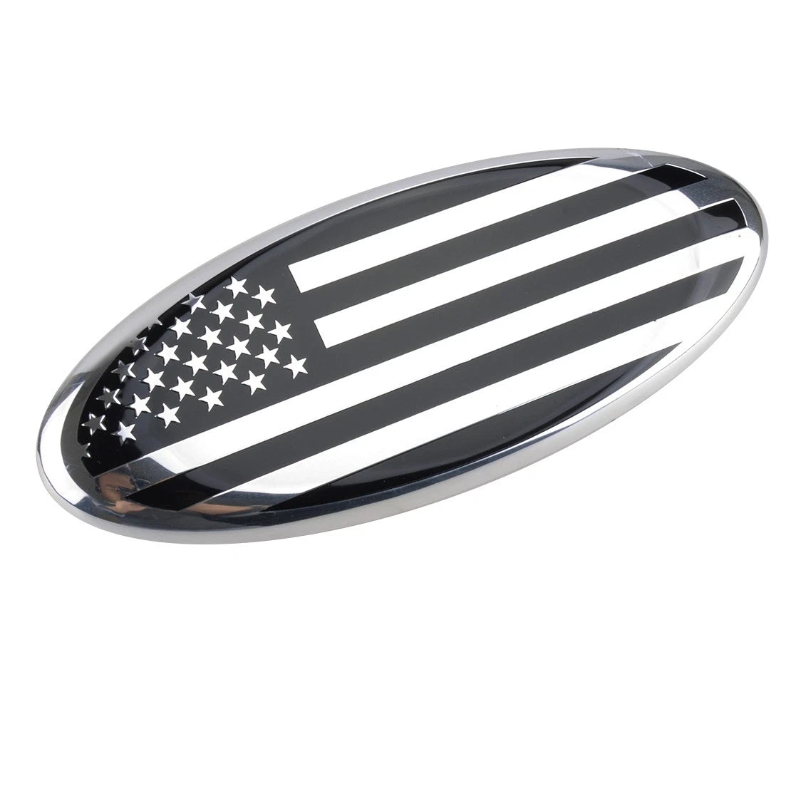 Oval Grille Cover US Flag Badge for Ford F150 F250 F350 (2015-2023)