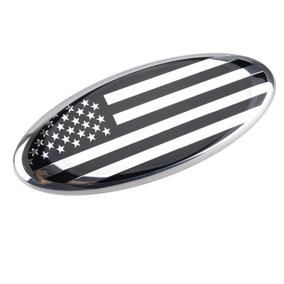 Oval Grille Cover US Flag Badge for Ford F150 F250 F350 (2015-2023)