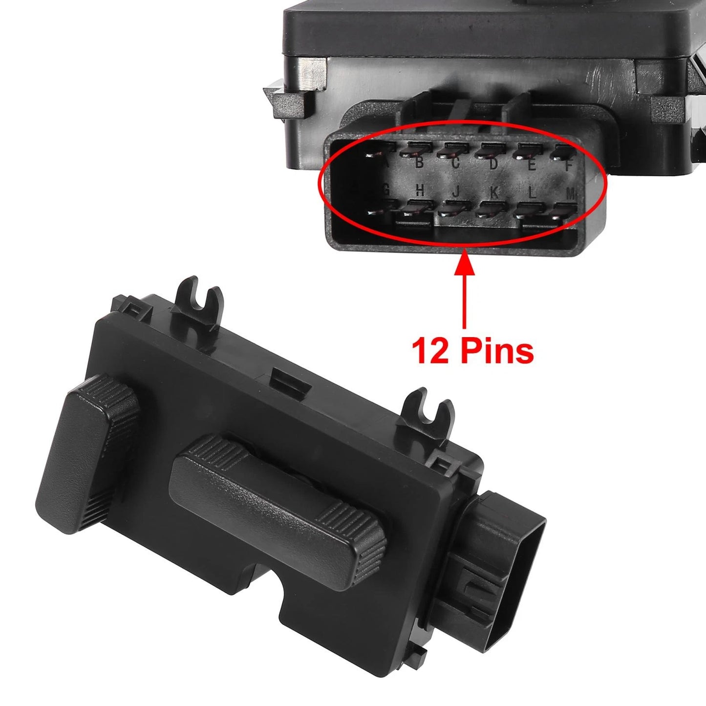 Front Left 8-Way Power Seat Switch for GMC & Cadillac
