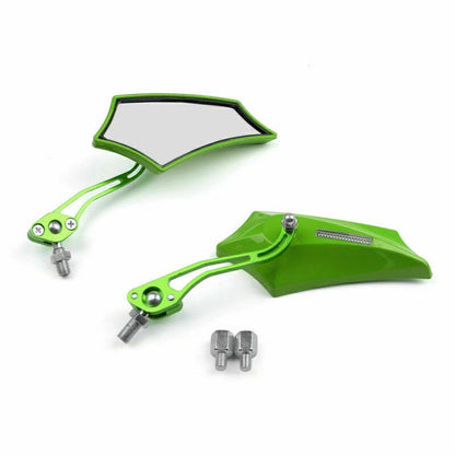 8mm 10mm Rear View Mirrors for Motorcycle Chopper Cruiser (2020-2023)