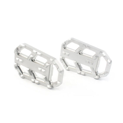 2 x Wide Fat Brake Footpegs for HONDA CB500X (2015-2016) Silver