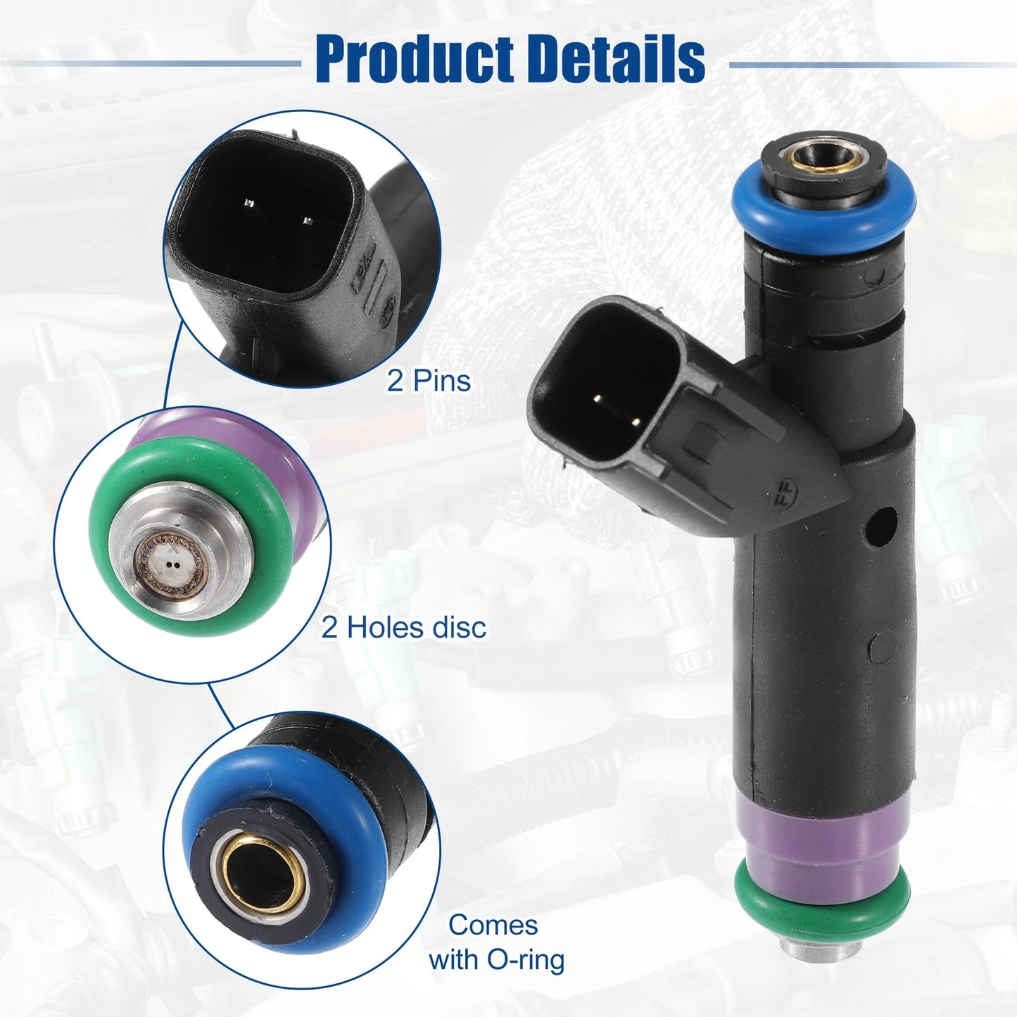 Car Fuel Injector Nozzle for Ford Mustang 4.6L (2005-2010) - 1 x Injector