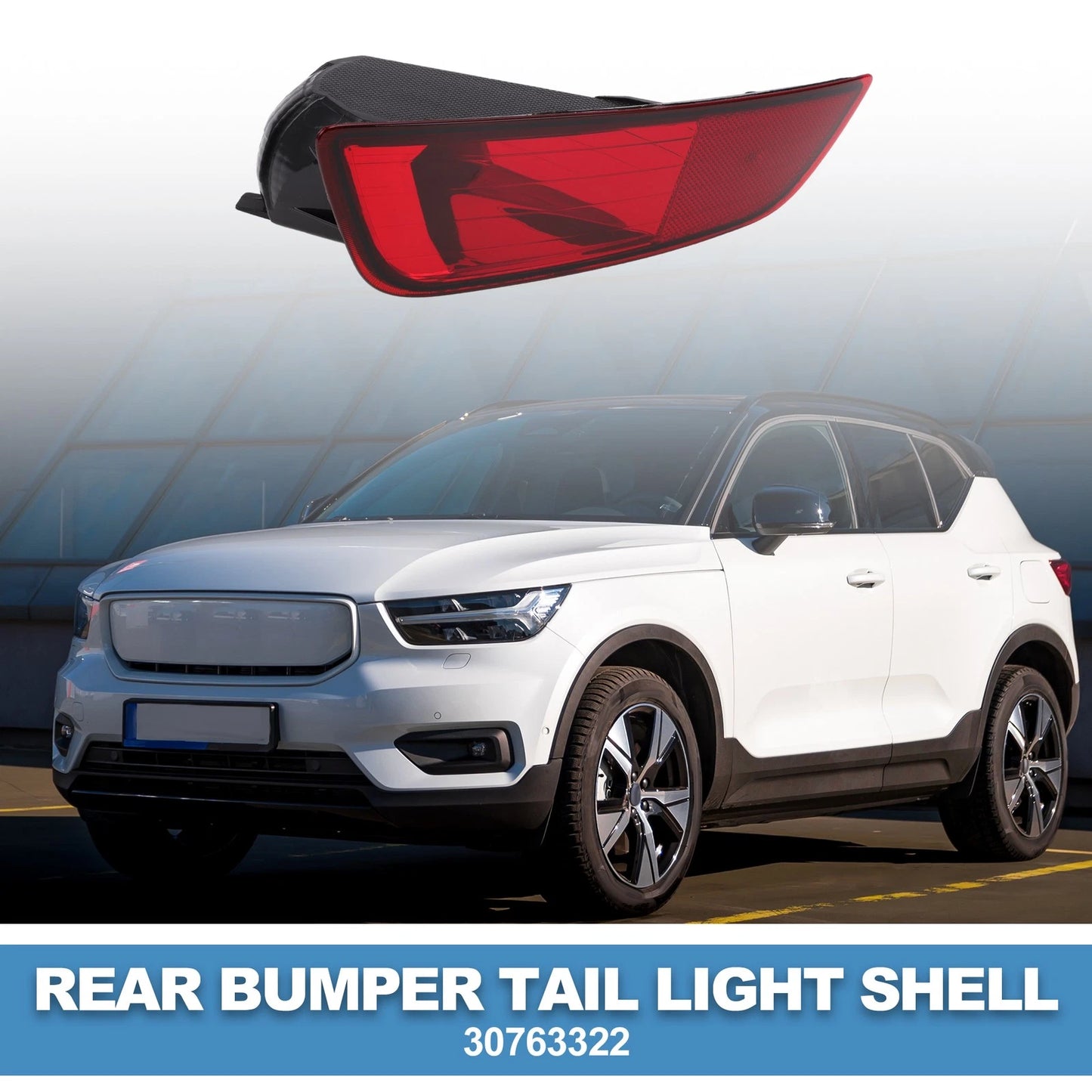 Left Rear Bumper Tail Light Shell for Volvo XC60 (2008-2013)
