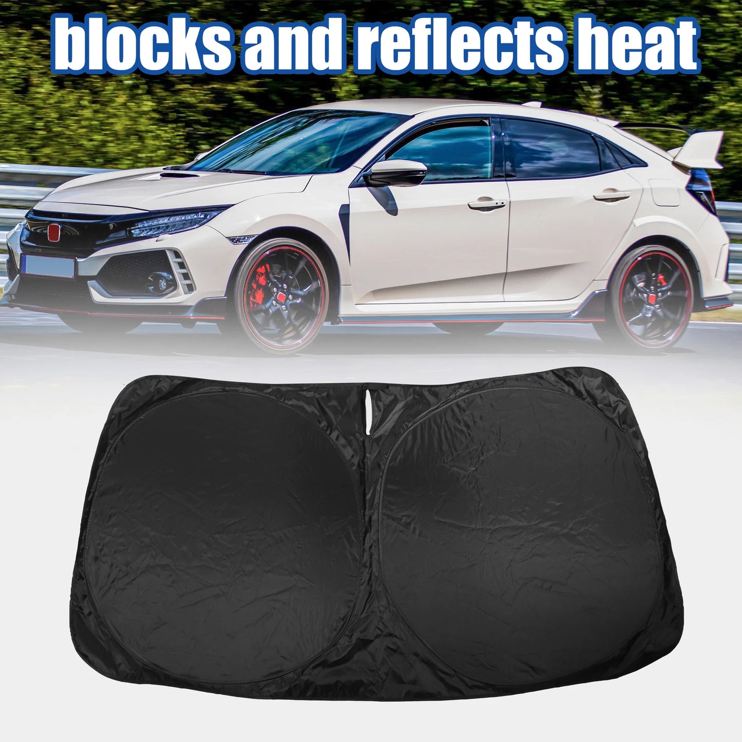 Foldable Windshield Sun Shade 148x78cm for Jeep Cherokee (2015-2022)