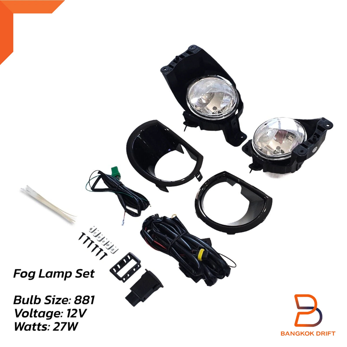 Fog Lamp Light Covers for Holden Colorado Ute RG Pickup (2016-2022)