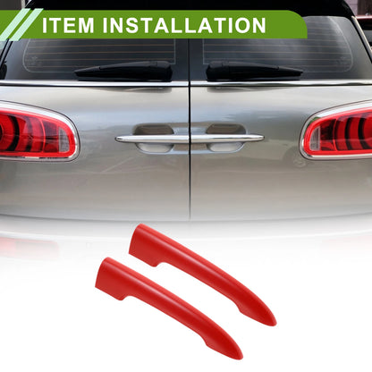 Red Rear Trunk Tailgate Handle Cover for BMW Mini R55 Clubman (2006-2014)