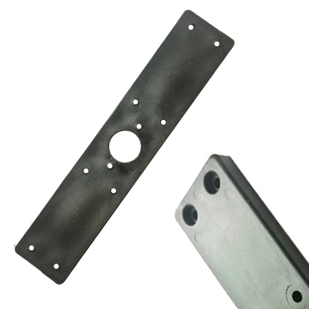 Boat Fishing Rod Mount Board Black ABS 111" for Surfaceboard Use