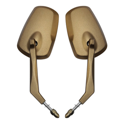 Gold Rear-View Mirrors for Harley Touring Electra Road King Glide (1982-2024)