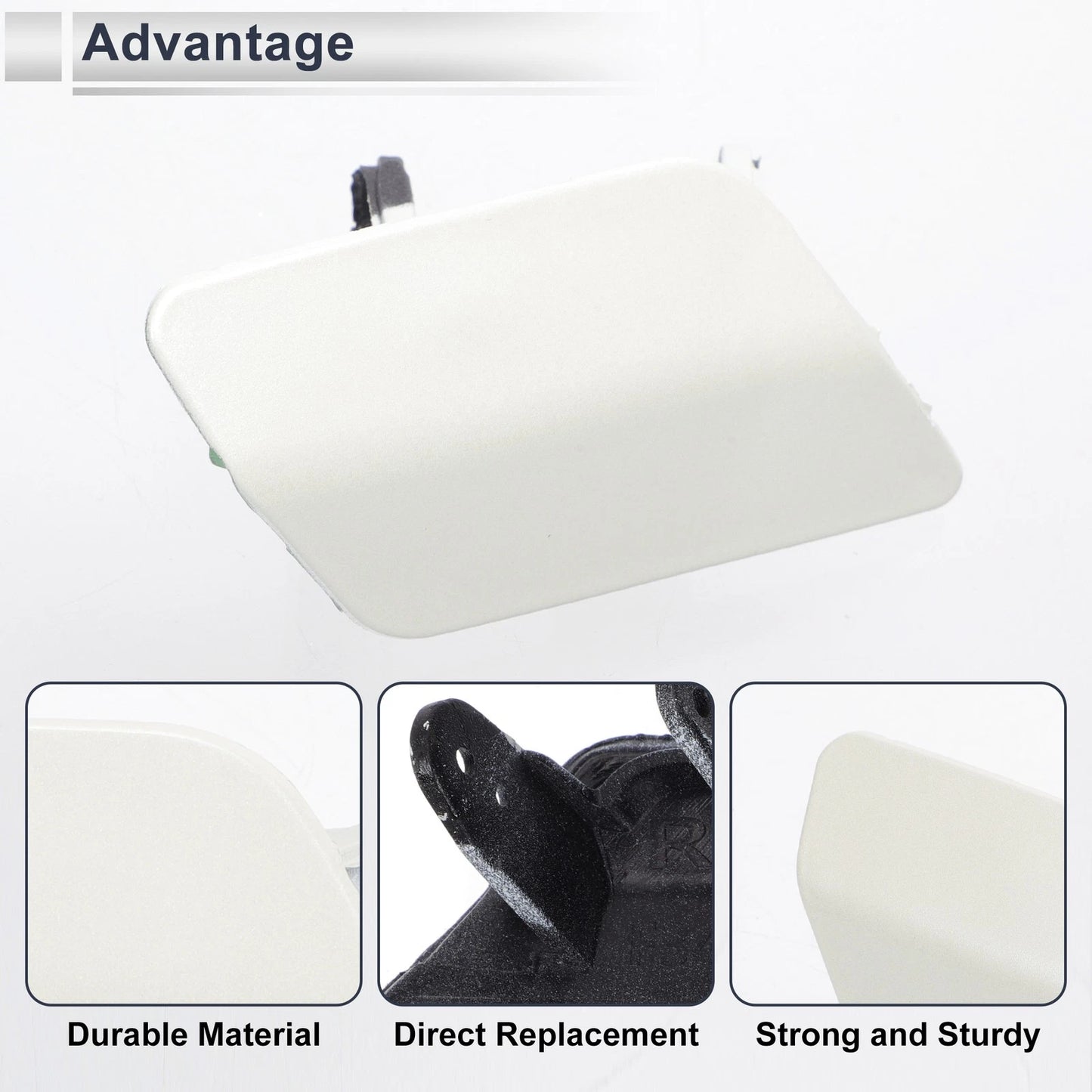 Bumper Headlight Washer Nozzle Cover Cap for BMW 3 Series (2006-2013)