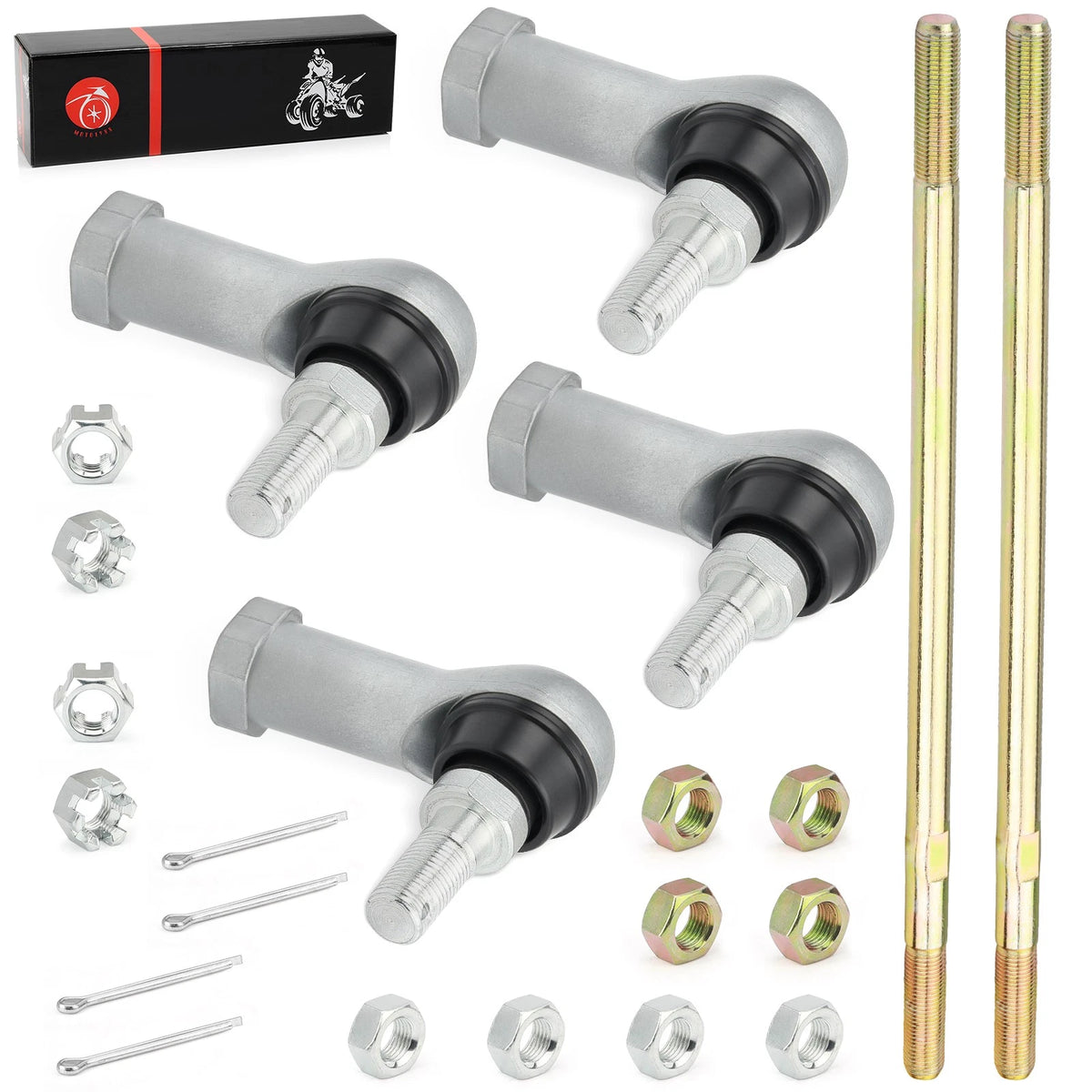 Tie Rod Ends 2x Left/Right Kit for Honda Foreman 450 TRX450S/TRX450FE (1998–2004)