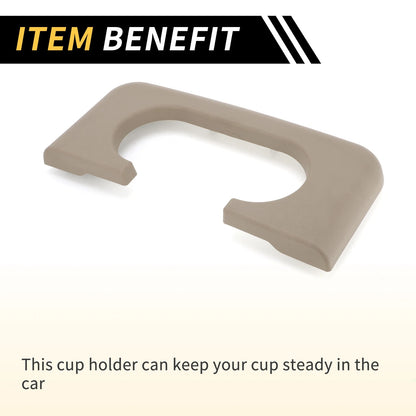 Cup Holder Armrest Pad for Ford F-250 F-350 (1999-2009) - Brown