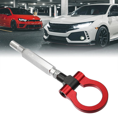 Red Front Bumper Ring Eye Tow Hook Screw for Subaru BRZ (2013–2018)
