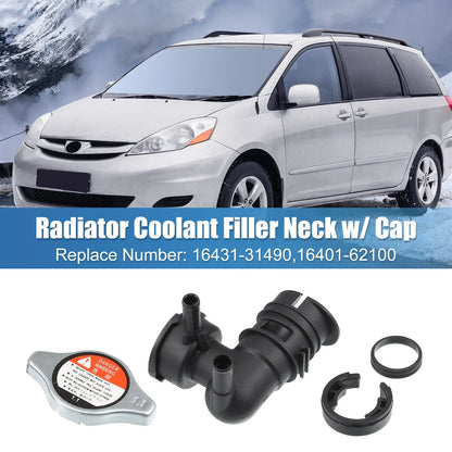 Engine Radiator Coolant Filler Neck for Toyota Lexus (2001-2023)