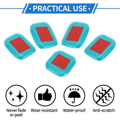 5 Pcs Door Bowl Cover Trim for Jeep Wrangler JL (2018-2022) ABS Light Blue
