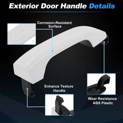 Rear Left Exterior Door Handle for Chevrolet Silverado