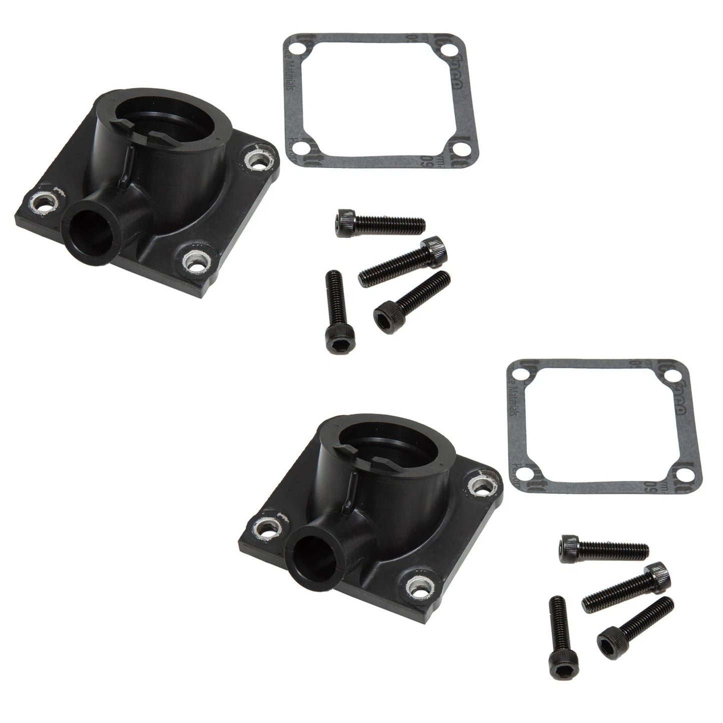 2 x Carb Flanges, Gaskets & Bolts for Yamaha Banshee 350 (1987–2006)