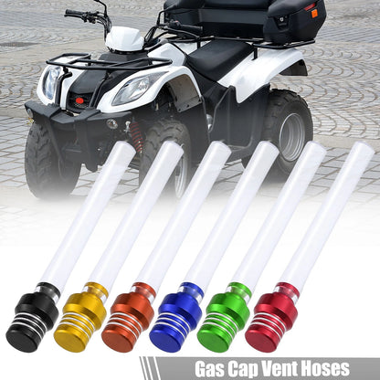 6 x Gas Cap Vent Hose Tank Breather One Way Clear Tube 6 Colors for Motorcycle
