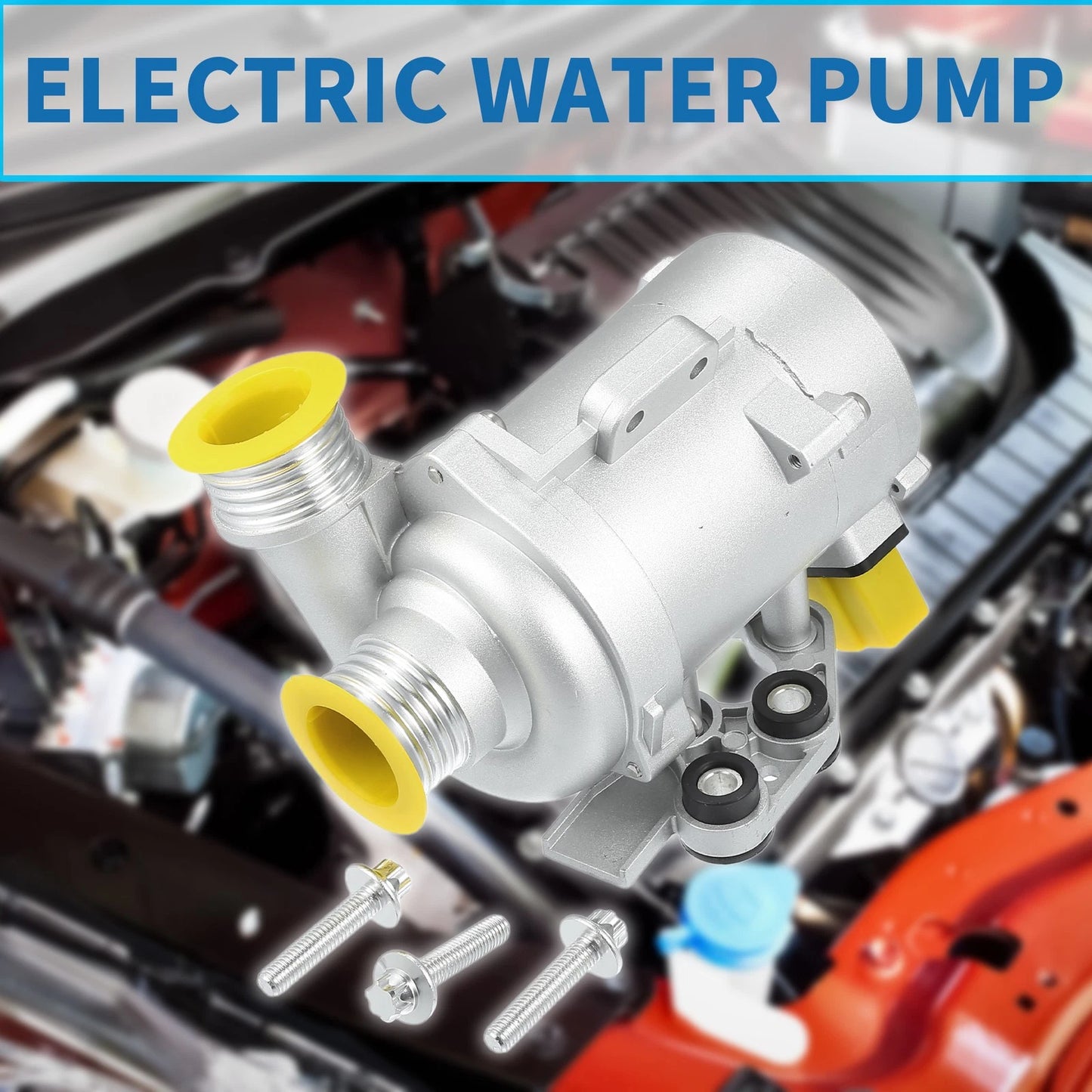 Electric Water Pump for BMW 528I 2011 (2011) - Includes Screws Kit