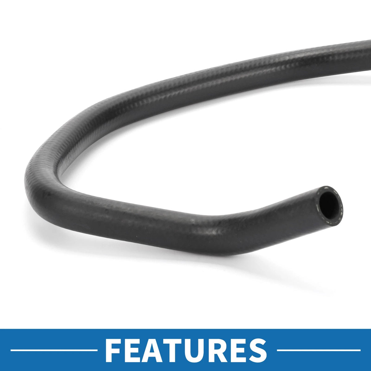 Radiator Hose for BMW 740Li 2013-2015 Rubber Black 1 x Piece