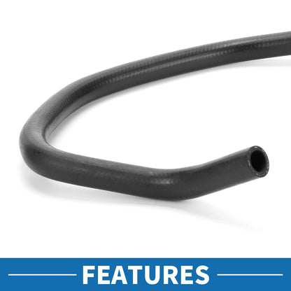 Radiator Hose for BMW 740Li 2013-2015 Rubber Black 1 x Piece