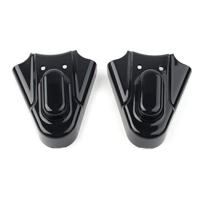Black Phantom Rear Axle Covers Kit for Harley Softail (1986-2007)