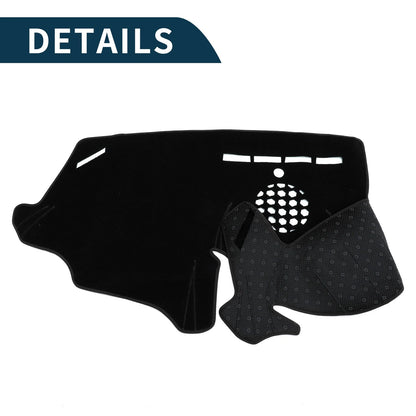 Dashboard Cover Mat for BMW 6 Series 2003-2010 Sun Protector Pad Black