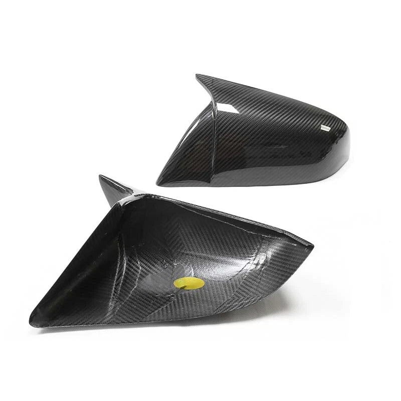 Real Carbon Fiber Rearview Side Mirror Cover Caps For Tesla Model S 2014-2020